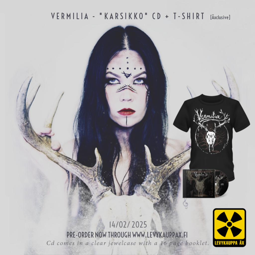 Vermilia - Karsikko, available for pre-order , only via levykauppa äx